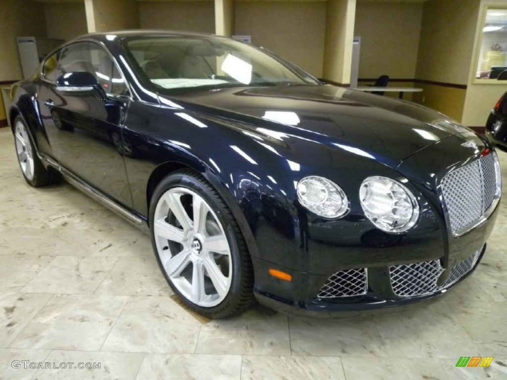 2012 Continental GT  - Dark Sapphire / Portland/Brunel photo #1