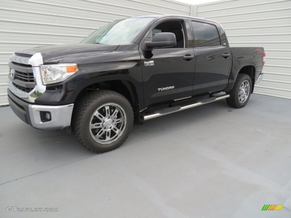 2014 Tundra SR5 Crewmax 4x4 - Black / Black photo #7