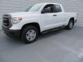 2014 Super White Toyota Tundra SR5 Double Cab 4x4  photo #7