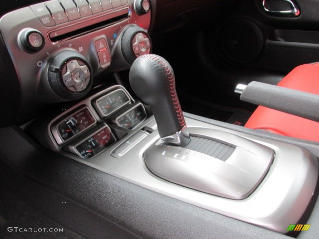 2011 Camaro SS/RS Convertible - Summit White / Inferno Orange/Black photo #31