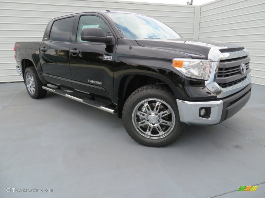 2014 Tundra TSS CrewMax - Black / Black photo #2