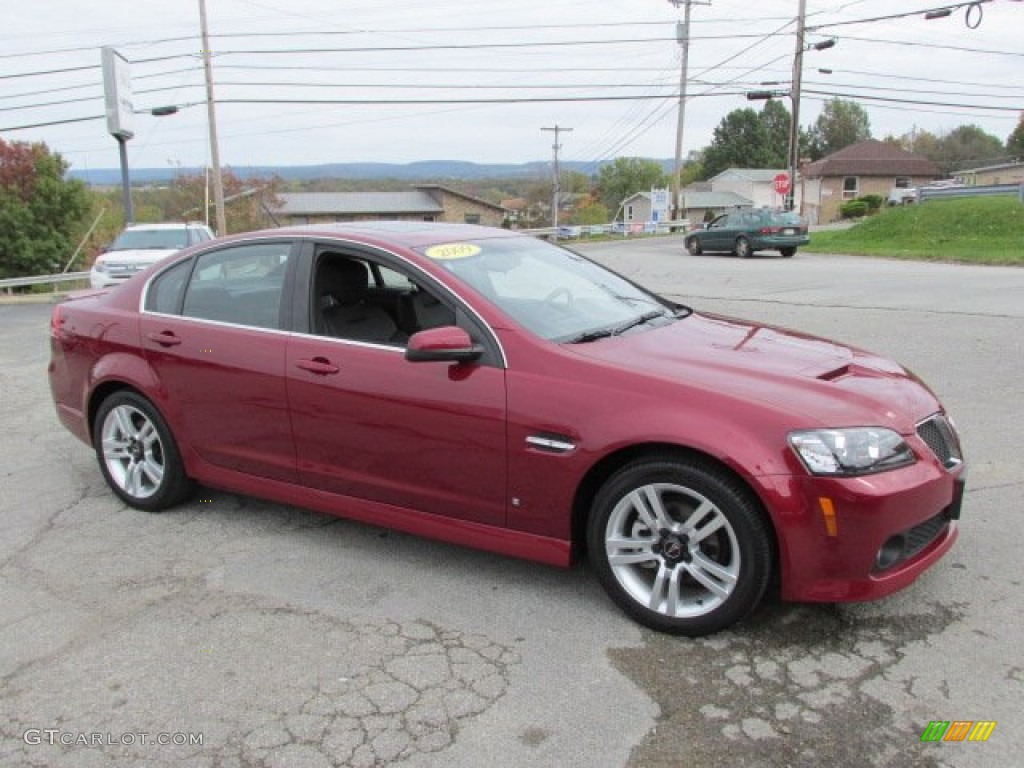 2009 G8 Sedan - Sport Red Metallic / Onyx photo #10