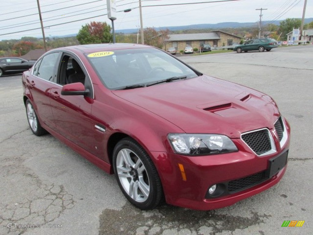 2009 G8 Sedan - Sport Red Metallic / Onyx photo #11
