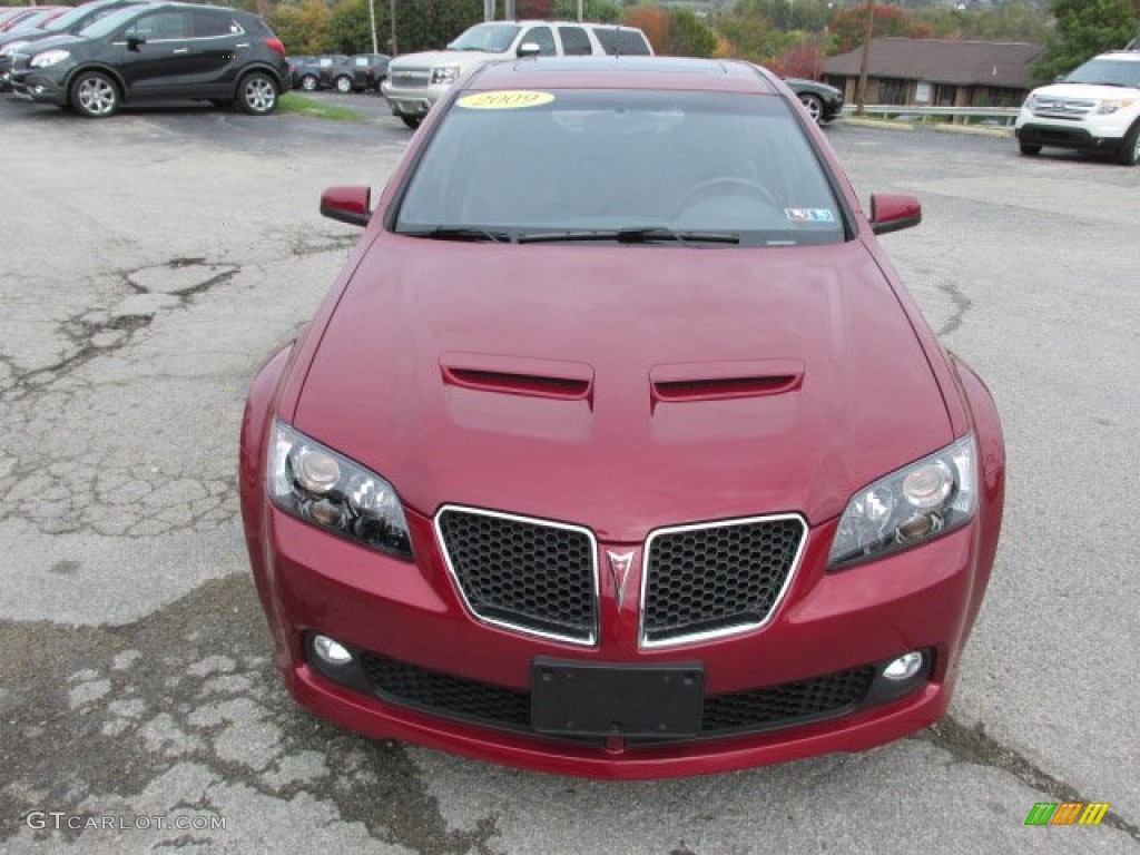 2009 G8 Sedan - Sport Red Metallic / Onyx photo #12