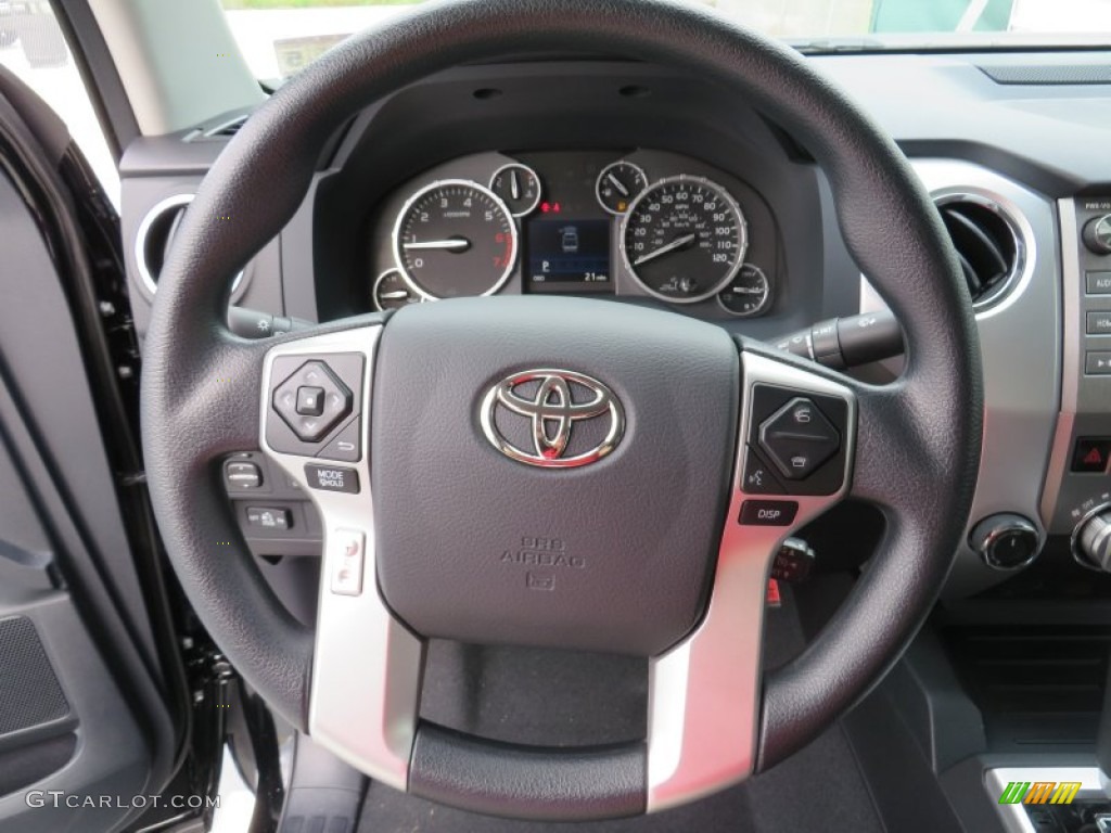 2014 Toyota Tundra TSS CrewMax Black Steering Wheel Photo #86871207