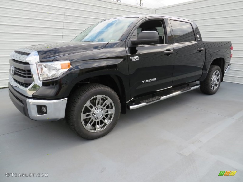 2014 Tundra TSS CrewMax - Black / Black photo #45