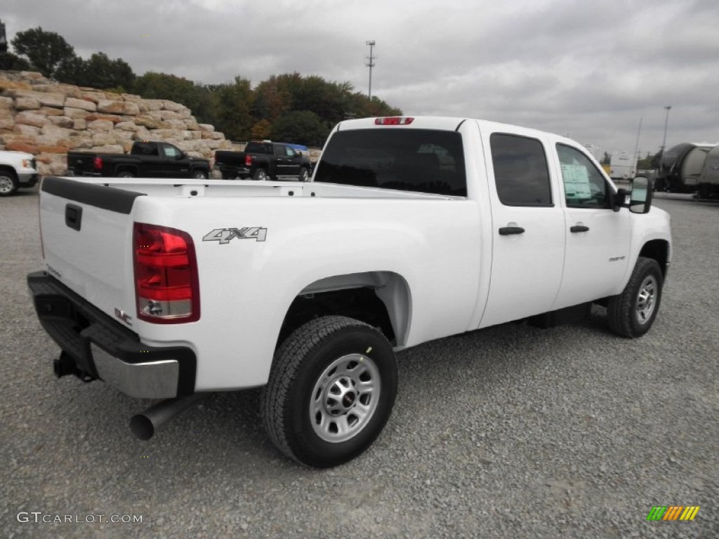 Summit White 2014 GMC Sierra 2500HD Crew Cab 4x4 Exterior Photo #86873856