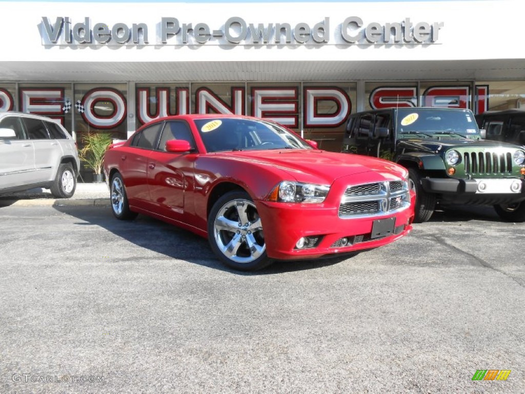 2011 Charger R/T Plus - Redline 3-Coat Pearl / Black photo #1