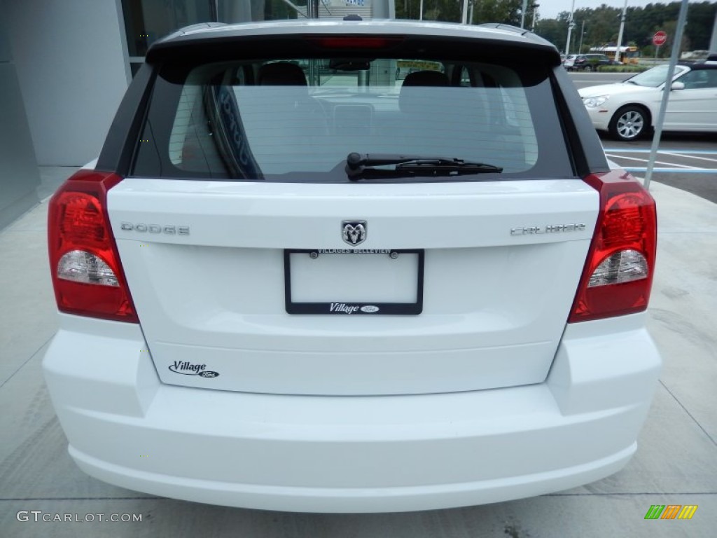 2012 Caliber SXT - Bright White / Dark Slate Gray/Medium Graystone photo #3