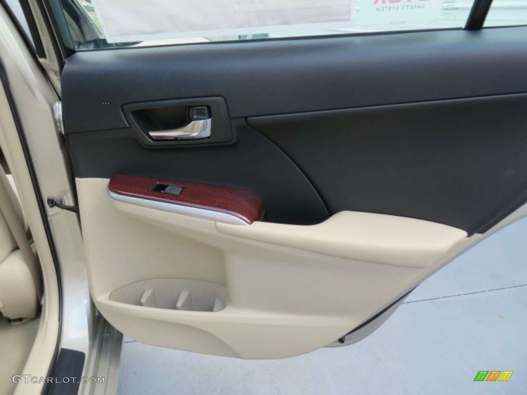 2014 Camry XLE - Champagne Mica / Ivory photo #21