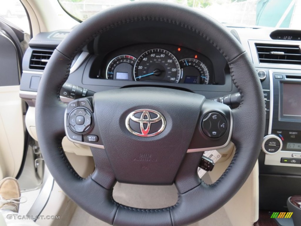 2014 Camry XLE - Champagne Mica / Ivory photo #33