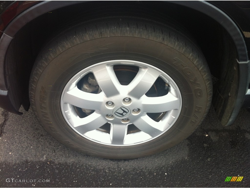 2009 CR-V EX - Crystal Black Pearl / Ivory photo #11