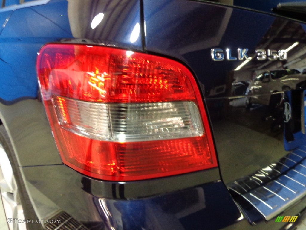 2011 GLK 350 4Matic - Capri Blue Metallic / Almond/Black photo #16