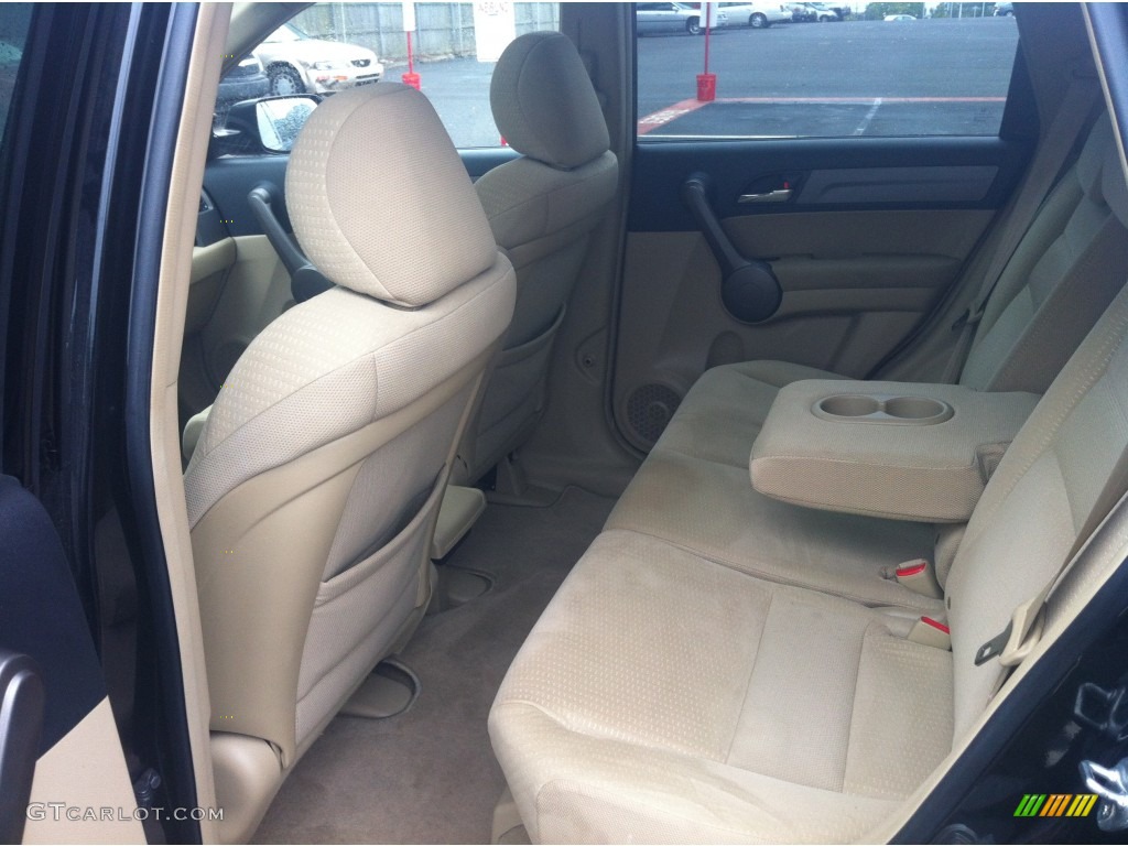 2009 CR-V EX - Crystal Black Pearl / Ivory photo #20