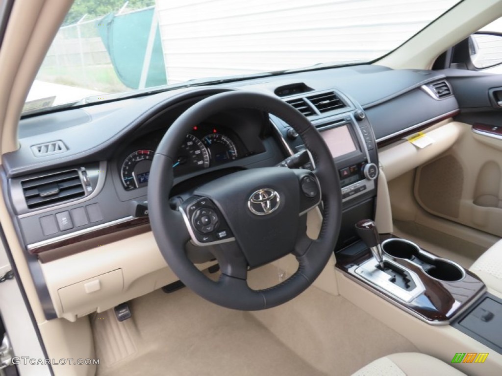2014 Camry XLE - Champagne Mica / Ivory photo #27