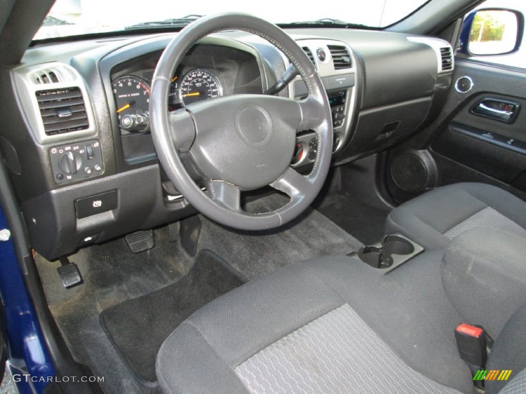 Ebony Interior 2010 Chevrolet Colorado LT Extended Cab Photo #86877480