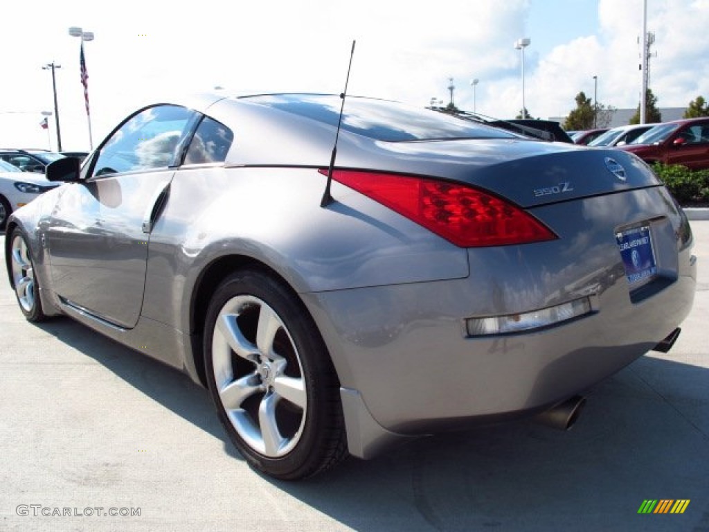 2007 350Z Coupe - Carbon Silver Metallic / Carbon photo #4
