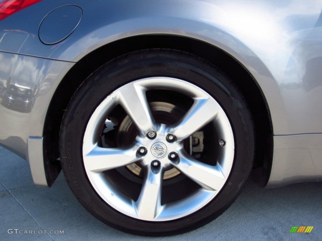 2007 350Z Coupe - Carbon Silver Metallic / Carbon photo #8