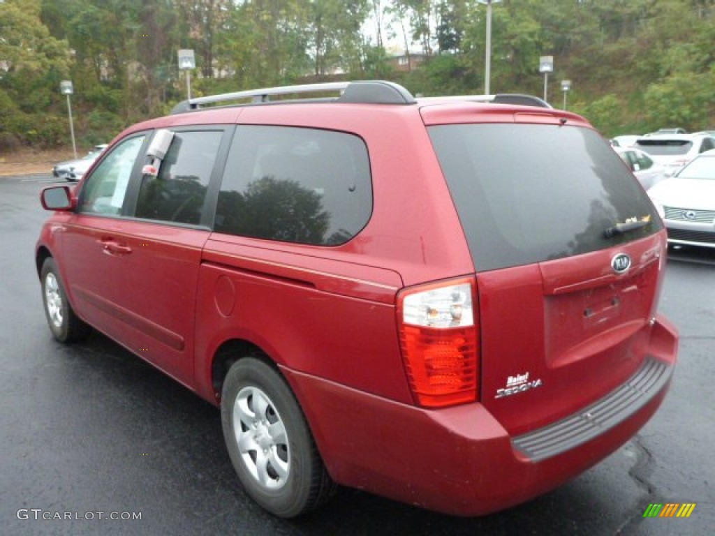 2008 Sedona LX - Claret Red Metallic / Beige photo #14