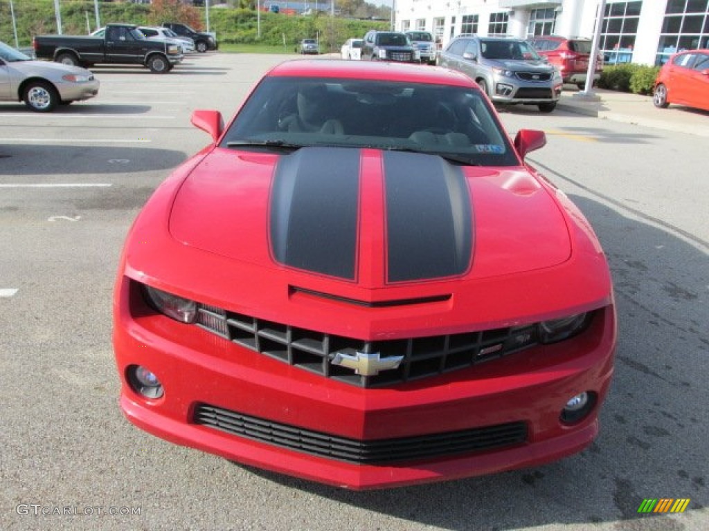 2011 Camaro SS Coupe - Victory Red / Black photo #5