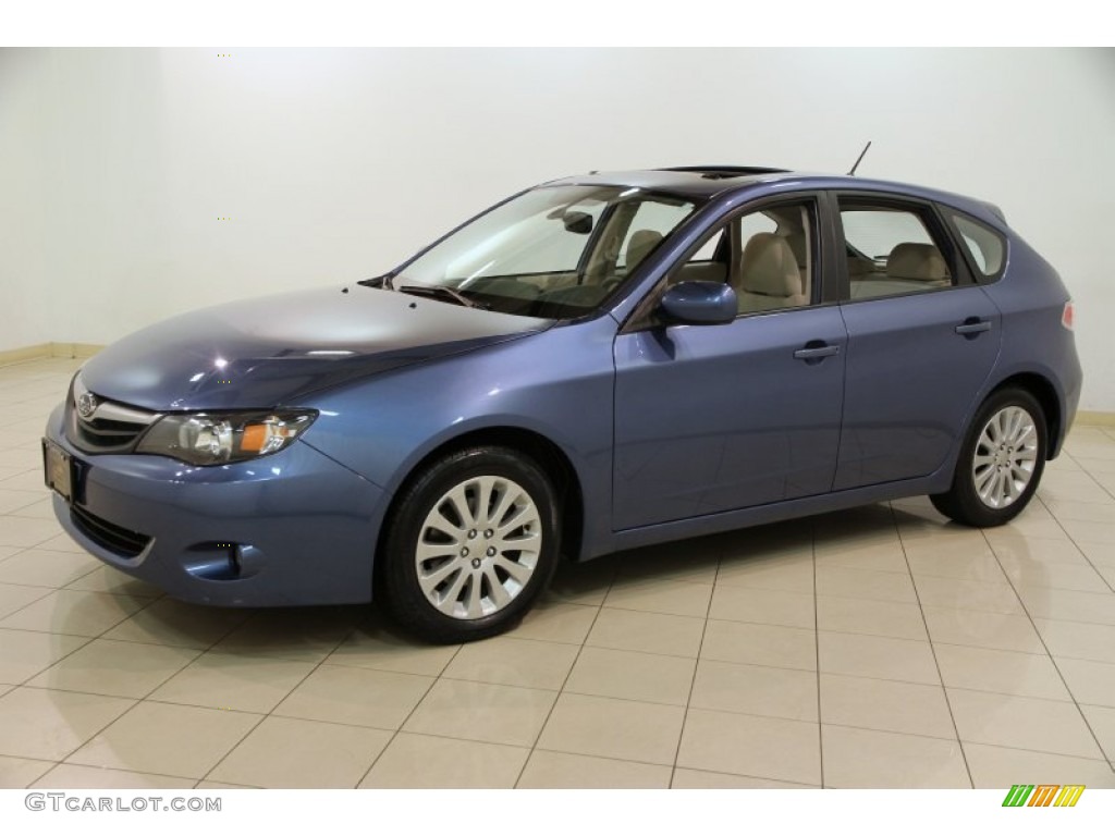 Newport Blue Pearl 2010 Subaru Impreza 2.5i Premium Wagon Exterior Photo #86880129