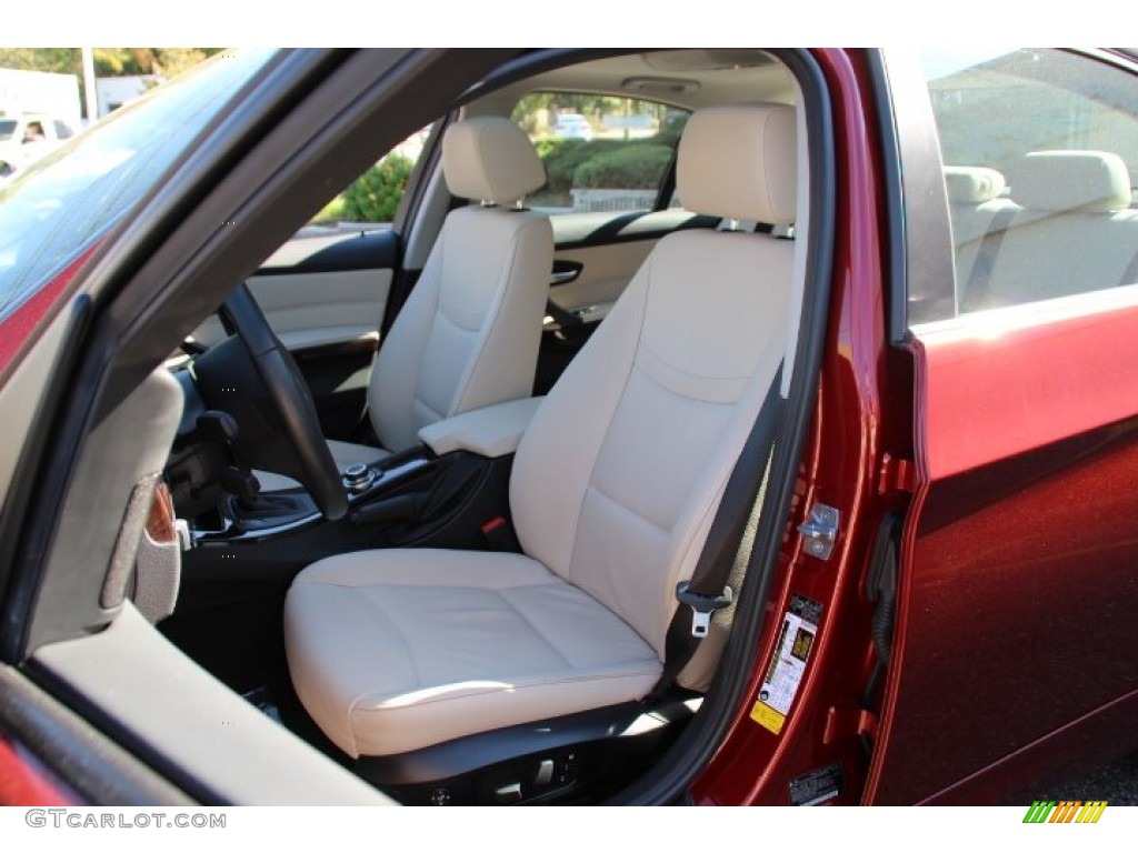 2011 3 Series 328i xDrive Sedan - Vermillion Red Metallic / Oyster/Black Dakota Leather photo #12