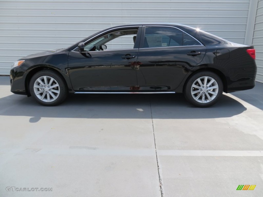 2014 Camry XLE - Attitude Black Metallic / Ash photo #6