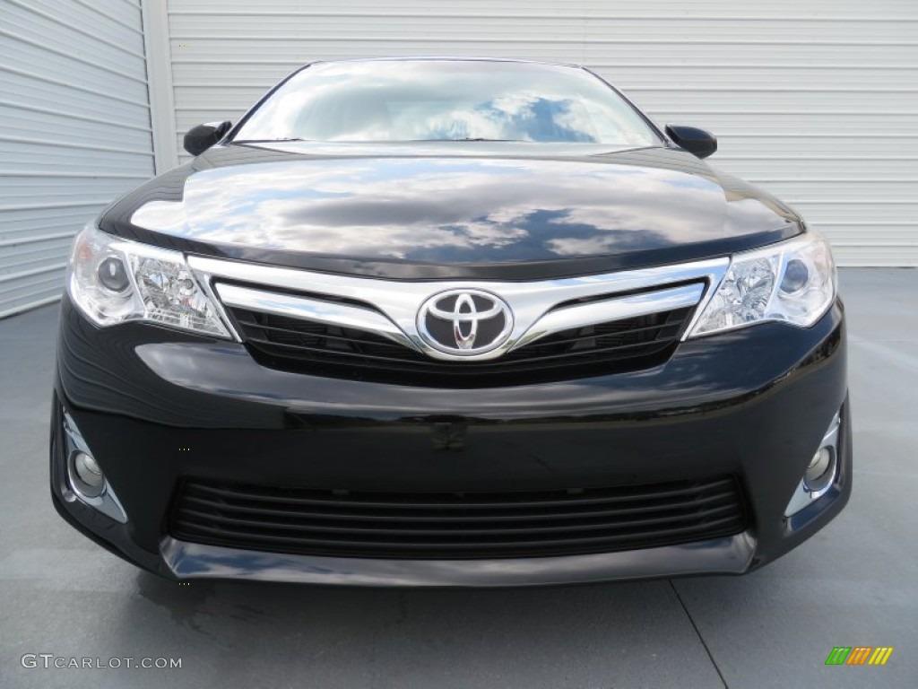2014 Camry XLE - Attitude Black Metallic / Ash photo #8