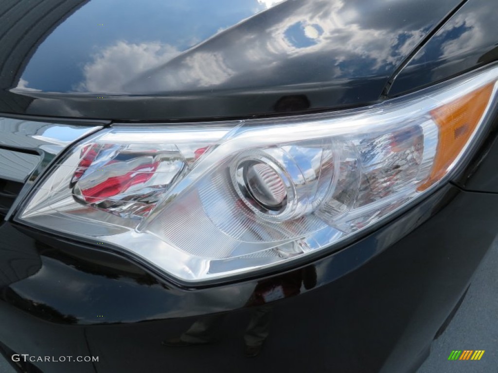 2014 Camry XLE - Attitude Black Metallic / Ash photo #10