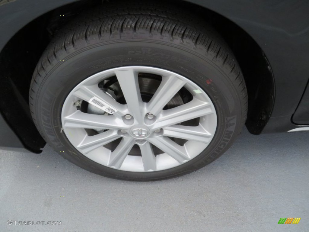 2014 Camry XLE - Attitude Black Metallic / Ash photo #13
