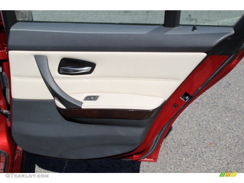 2011 3 Series 328i xDrive Sedan - Vermillion Red Metallic / Oyster/Black Dakota Leather photo #22