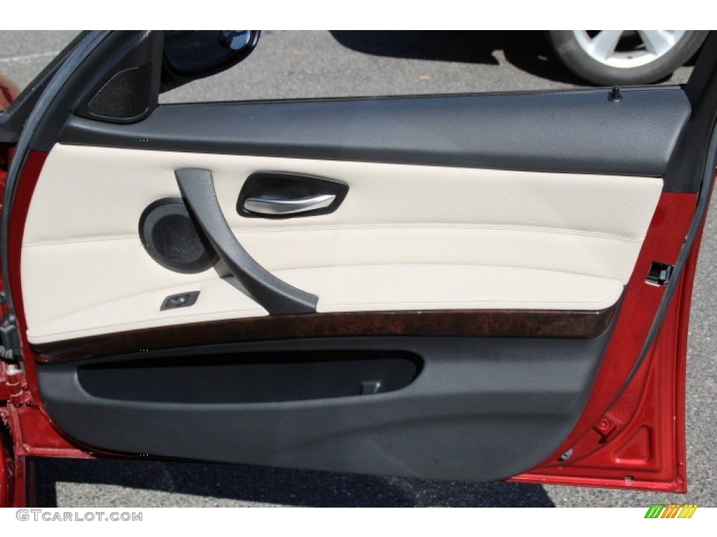 2011 3 Series 328i xDrive Sedan - Vermillion Red Metallic / Oyster/Black Dakota Leather photo #24