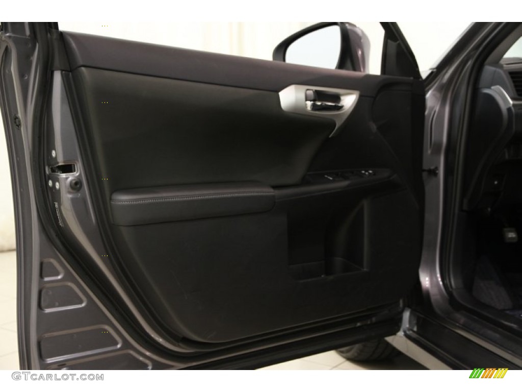 2012 CT 200h Hybrid Premium - Nebula Gray Pearl / Black photo #3