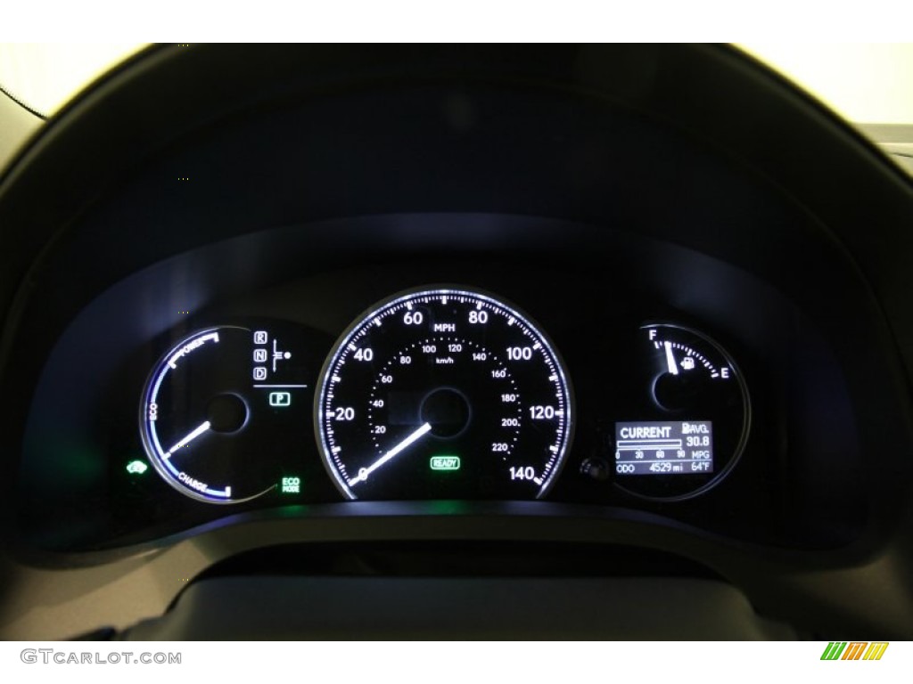 2012 CT 200h Hybrid Premium - Nebula Gray Pearl / Black photo #9