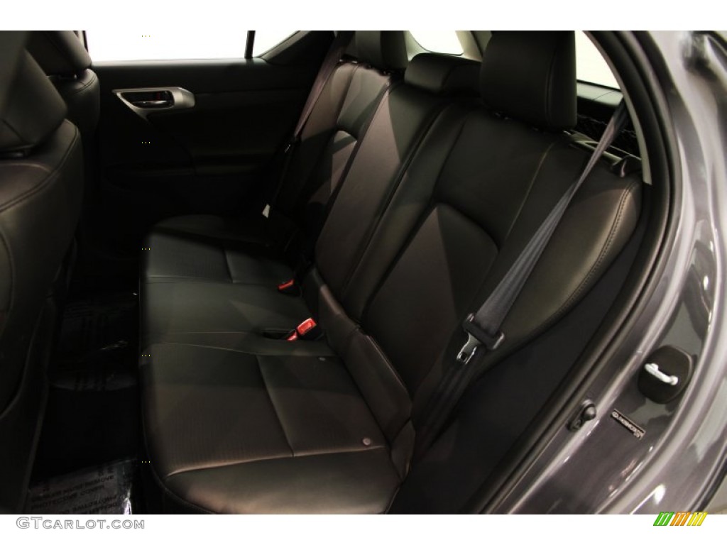 2012 CT 200h Hybrid Premium - Nebula Gray Pearl / Black photo #17