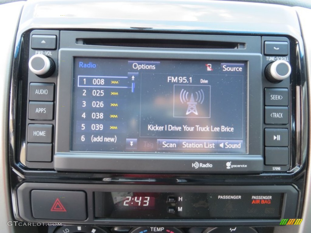 2014 Toyota Tacoma V6 TRD Sport Double Cab 4x4 Controls Photo #86881995