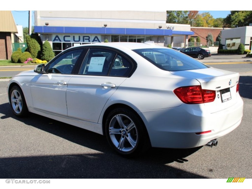 2013 3 Series 328i xDrive Sedan - Mineral White Metallic / Black photo #5