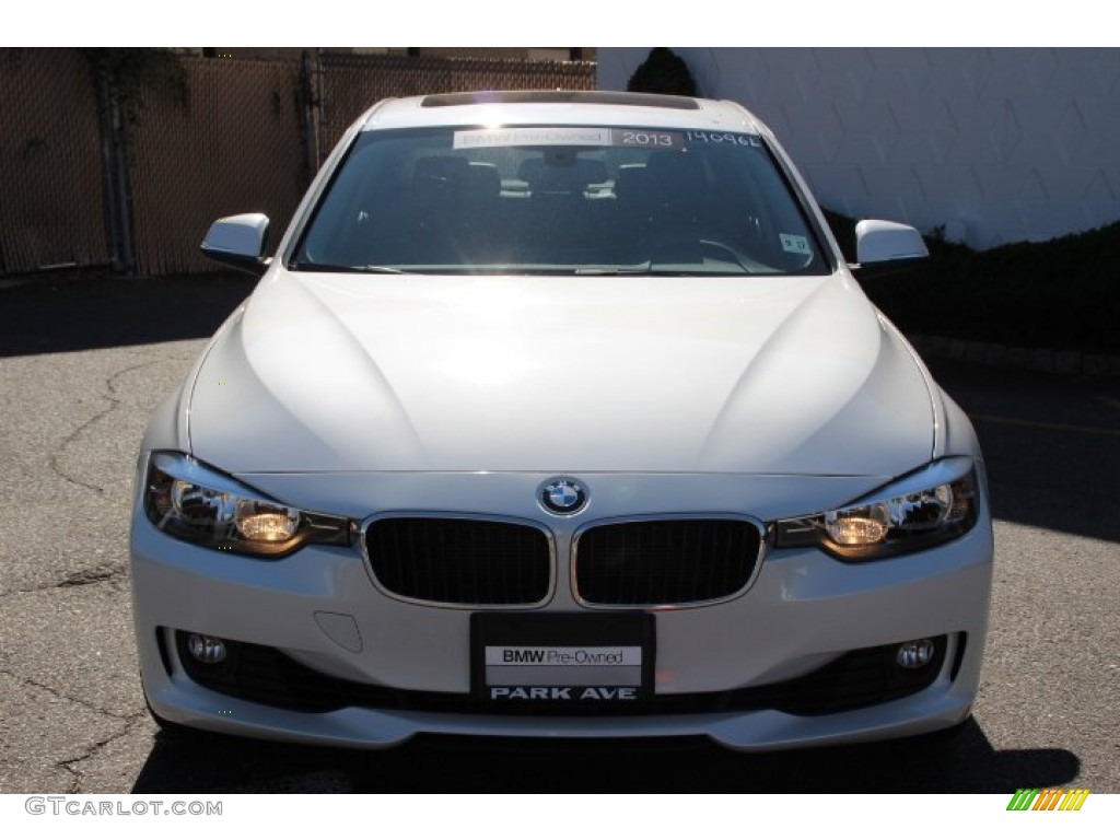 2013 3 Series 328i xDrive Sedan - Mineral White Metallic / Black photo #8