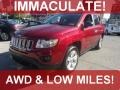 Deep Cherry Red Crystal Pearl 2012 Jeep Compass Sport 4x4