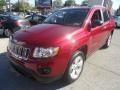 2012 Deep Cherry Red Crystal Pearl Jeep Compass Sport 4x4  photo #2