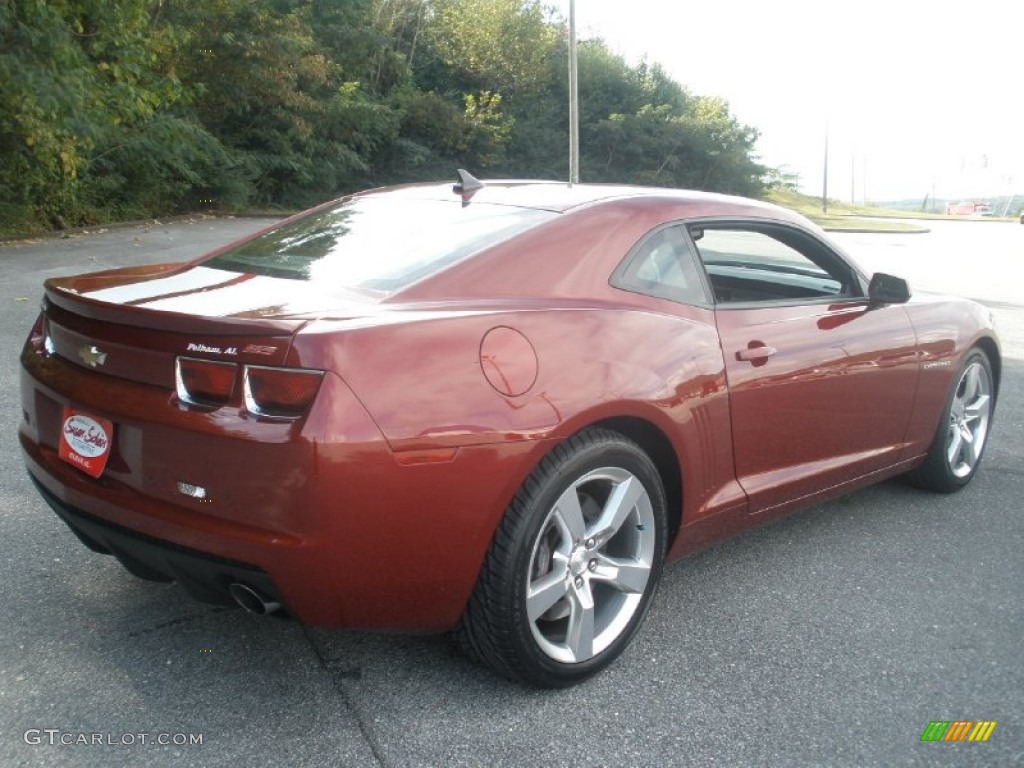 2010 Camaro SS/RS Coupe - Red Jewel Tintcoat / Black photo #7