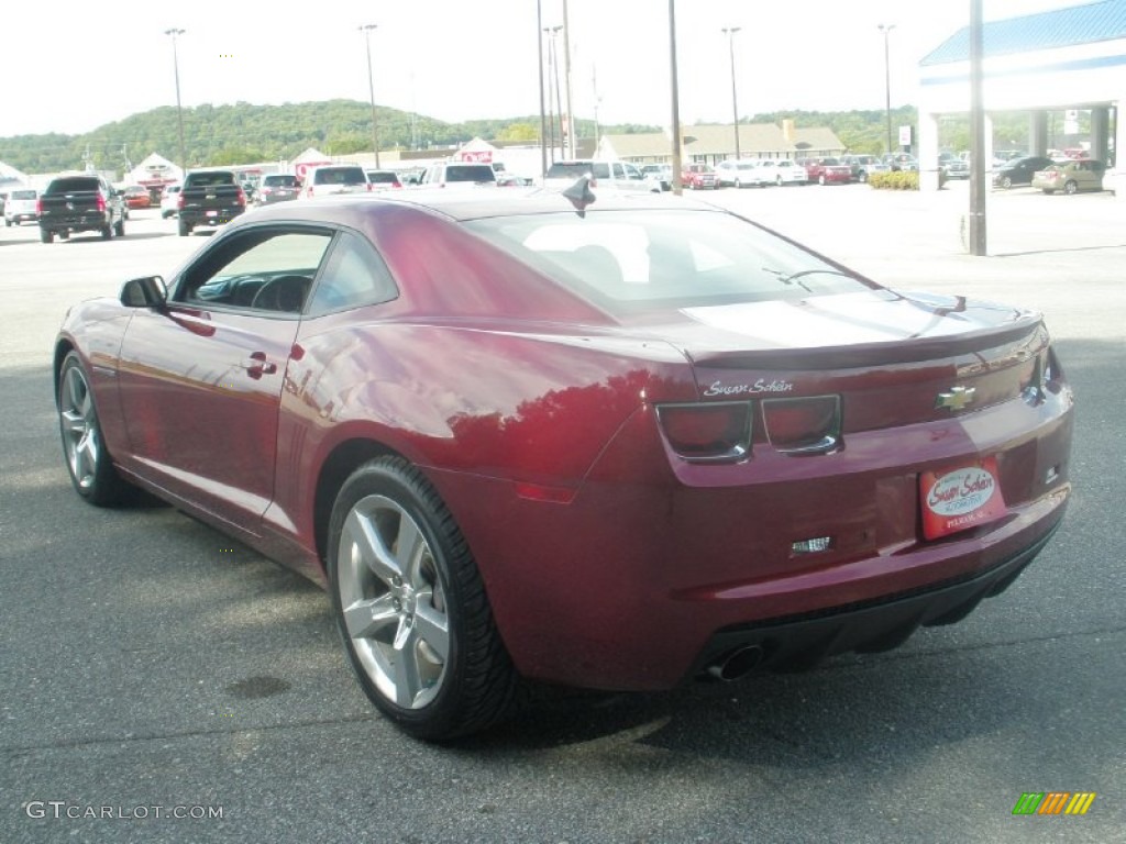 2010 Camaro SS/RS Coupe - Red Jewel Tintcoat / Black photo #9