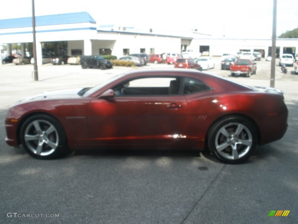 2010 Camaro SS/RS Coupe - Red Jewel Tintcoat / Black photo #10