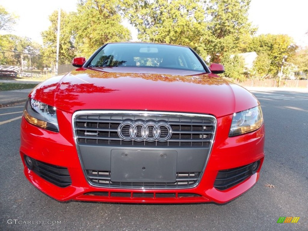 2011 A4 2.0T quattro Sedan - Brilliant Red / Black photo #8