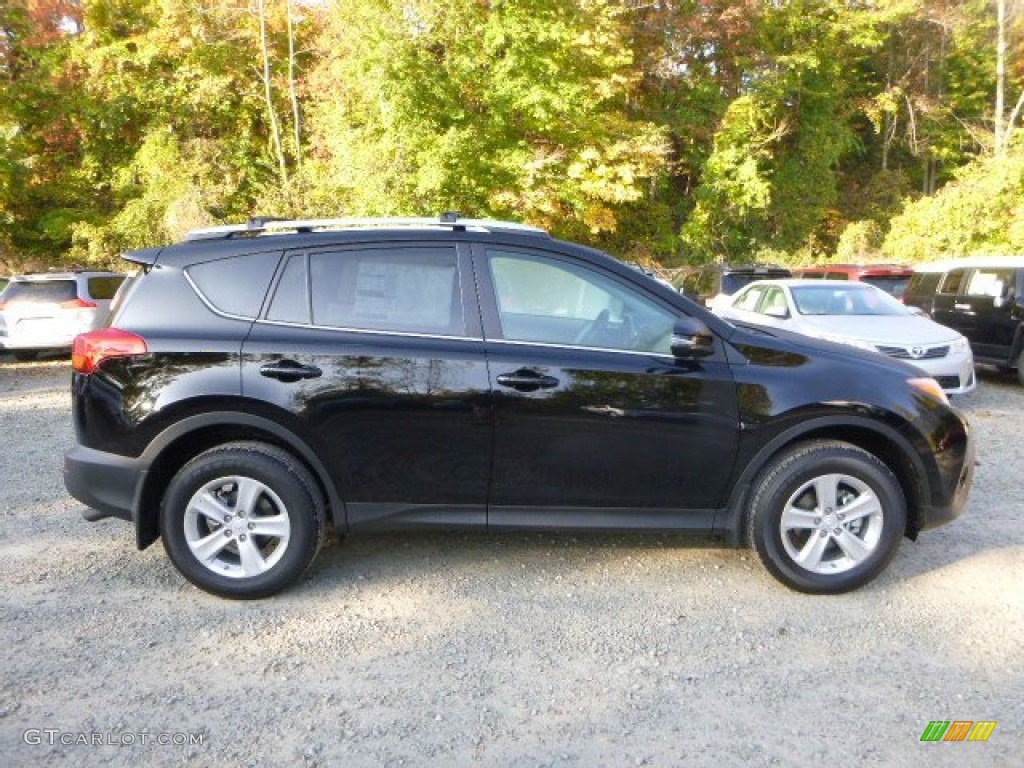 2013 RAV4 XLE AWD - Black / Beige photo #2