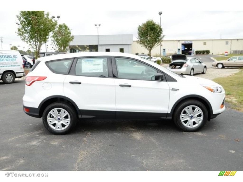 2014 Escape S - Oxford White / Charcoal Black photo #4