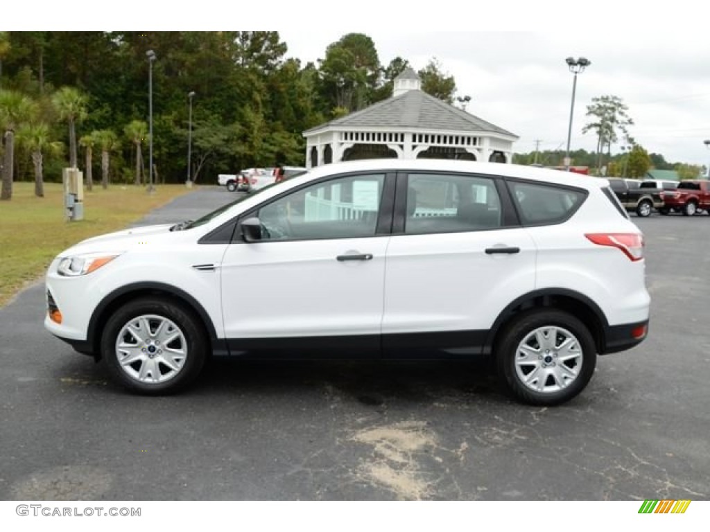 2014 Escape S - Oxford White / Charcoal Black photo #8