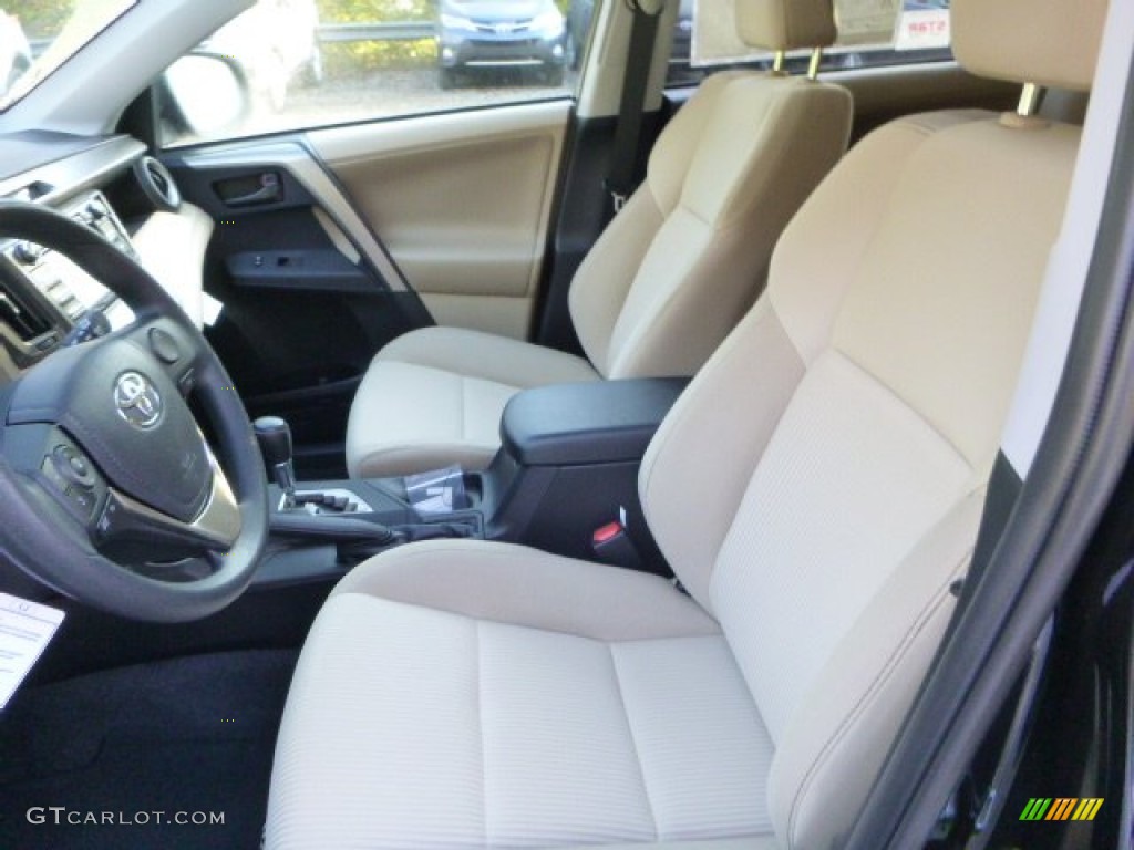 2013 RAV4 XLE AWD - Black / Beige photo #10