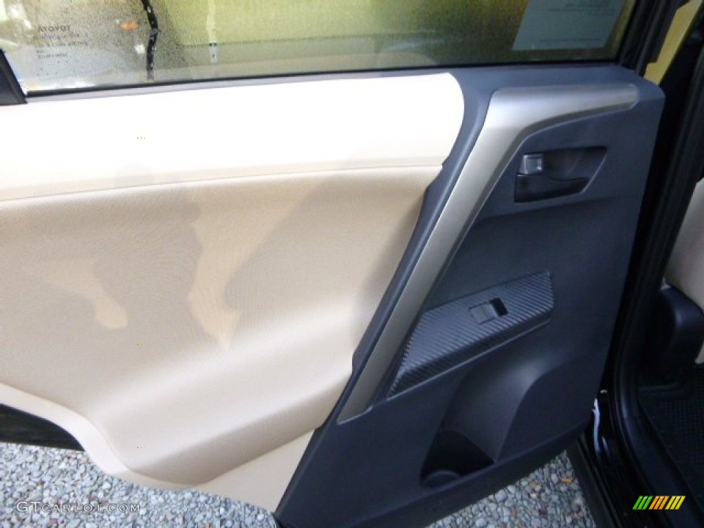 2013 RAV4 XLE AWD - Black / Beige photo #13