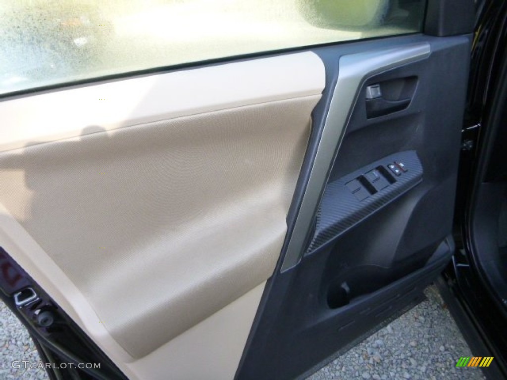 2013 RAV4 XLE AWD - Black / Beige photo #14